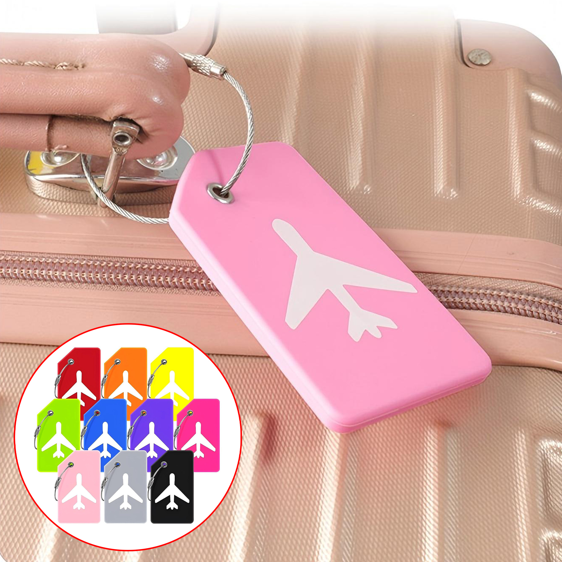 Airplane Design Luggage Tags 