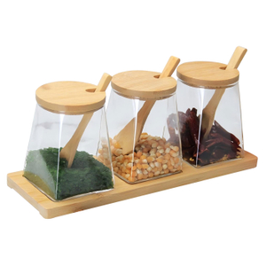 Kitchen 3-Piece Seasoning Containers