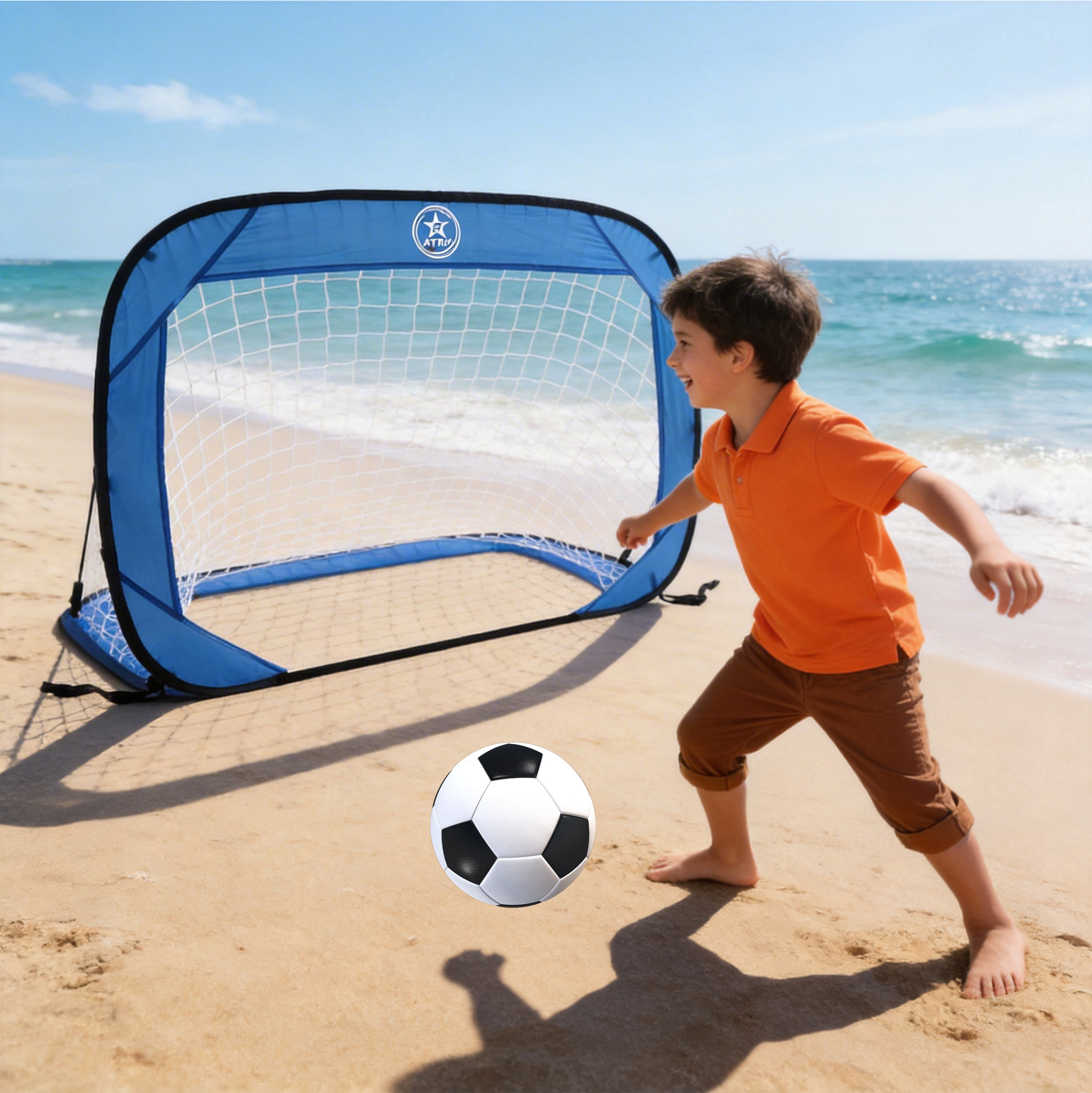 Foldable Pop-Up Soccer Goal