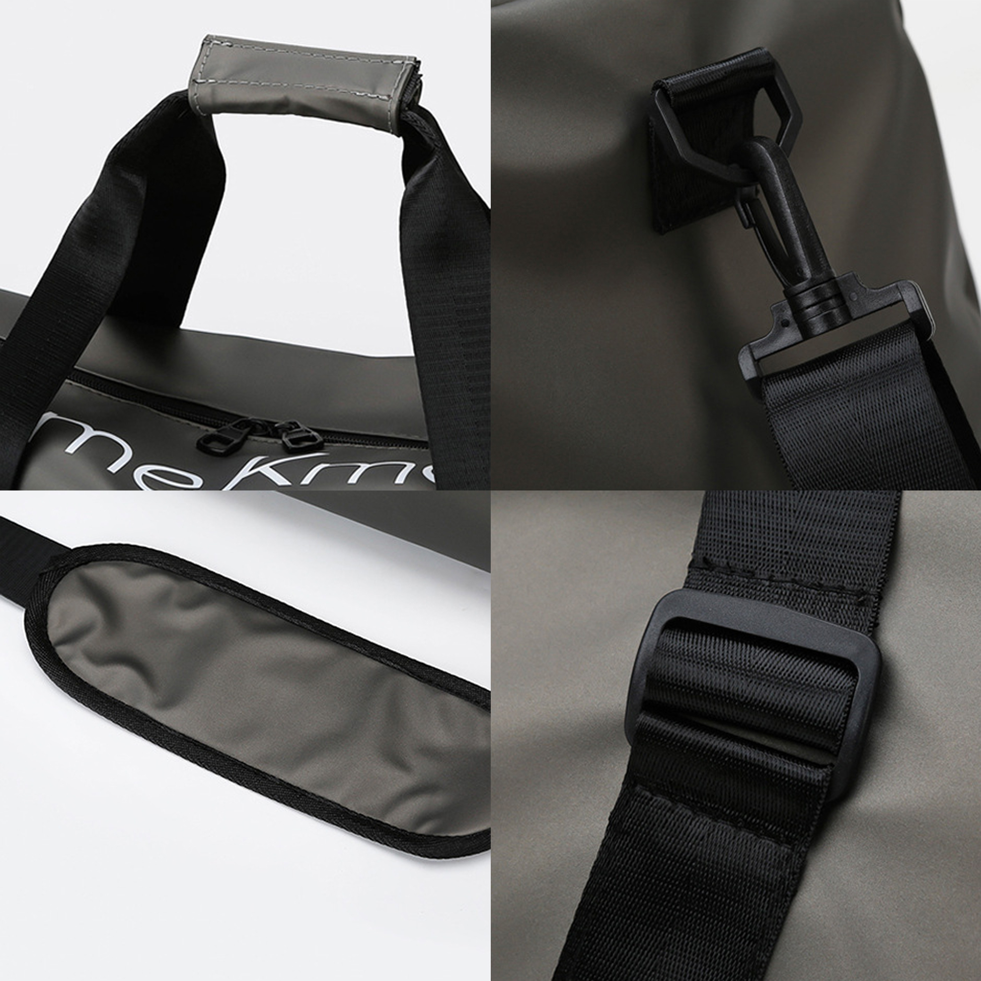 Shiny Gym Duffle Bag, Waterproof Sports Travel Weekender Bag