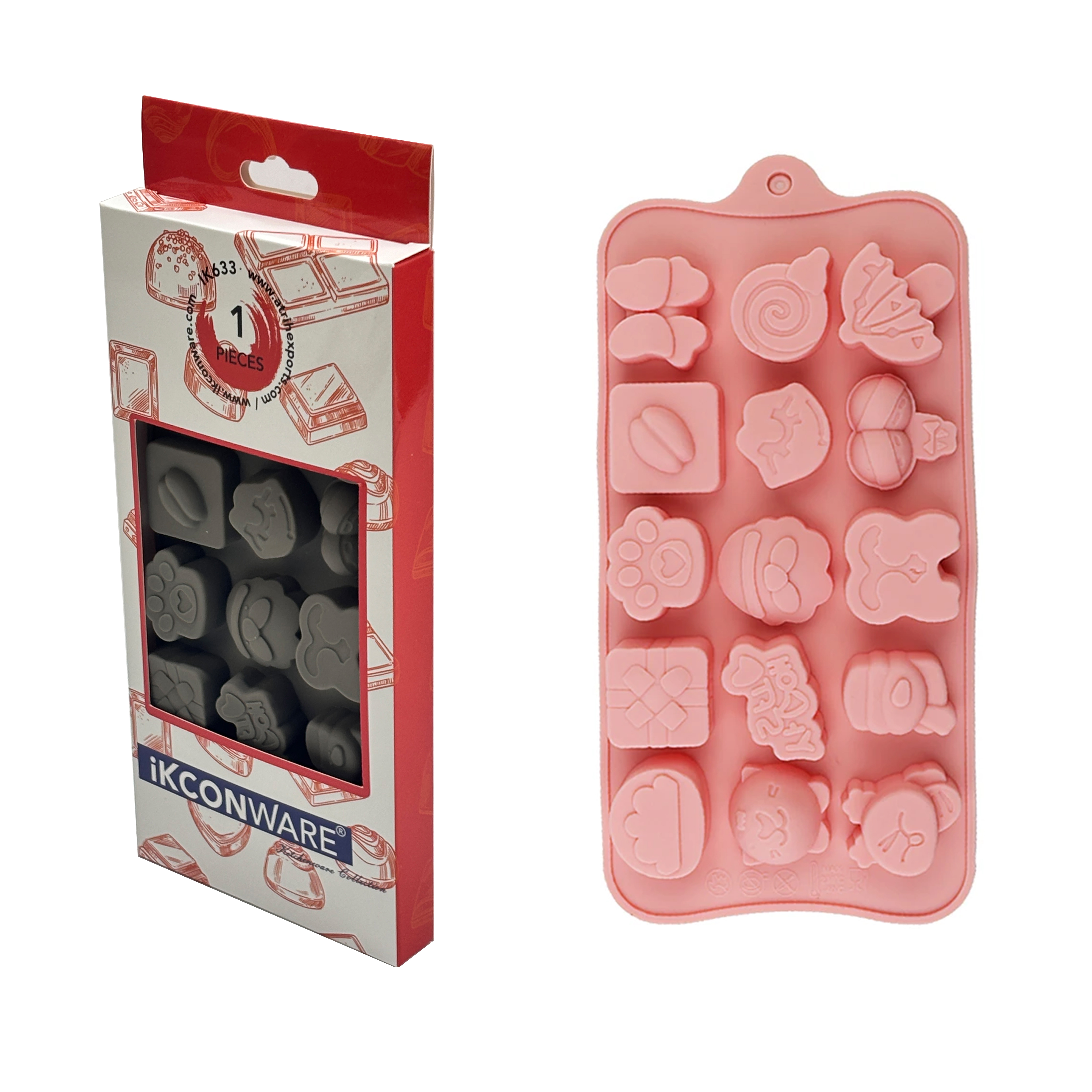 Multi-shaped Chocolate Mold