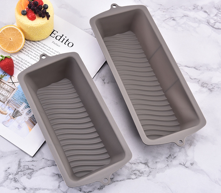 32.5x12.8cm Rectangular Silicone Cake Mold - Non-Stick Silicone Baking Loaf Pan for Bread, Cakes, And Desserts
