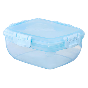 Light Blue Plastic Lunch Box