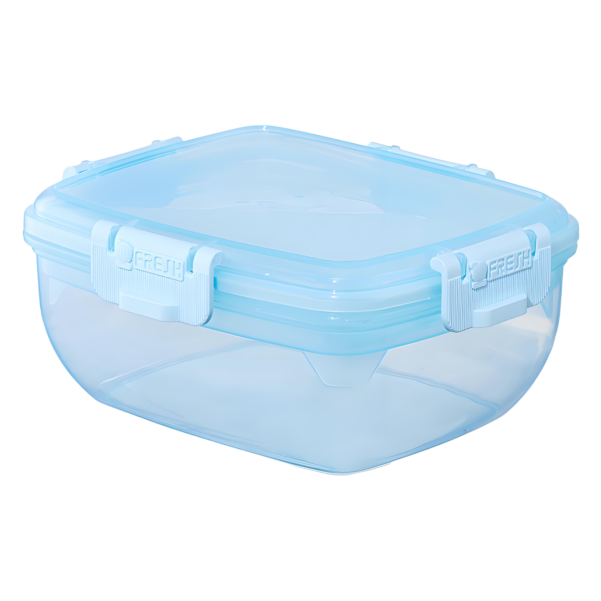 Light Blue Plastic Lunch Box