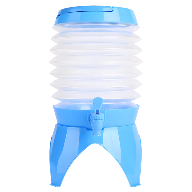 Collapsible Plastic Juice Dispenser Bucket