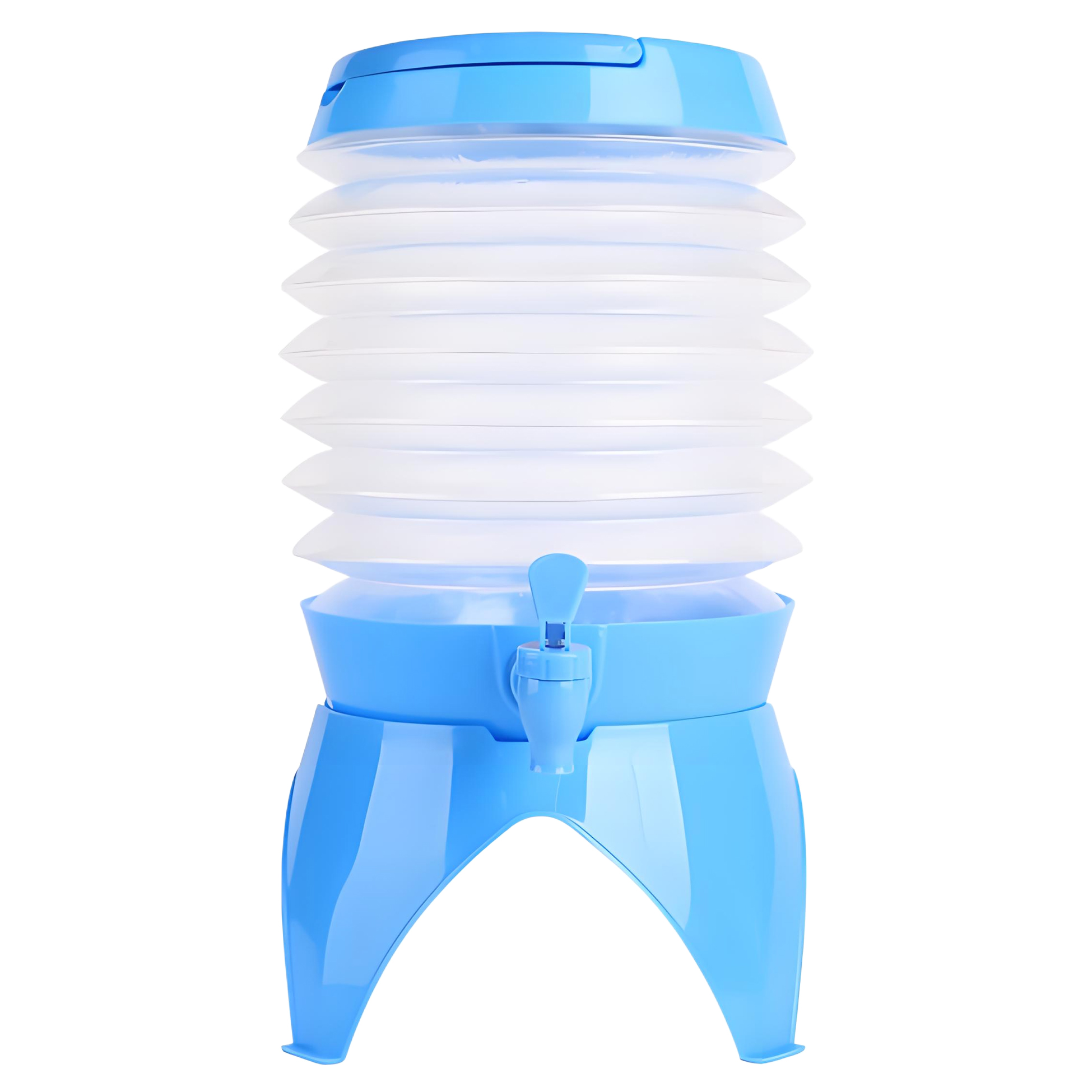 Collapsible Plastic Juice Dispenser Bucket