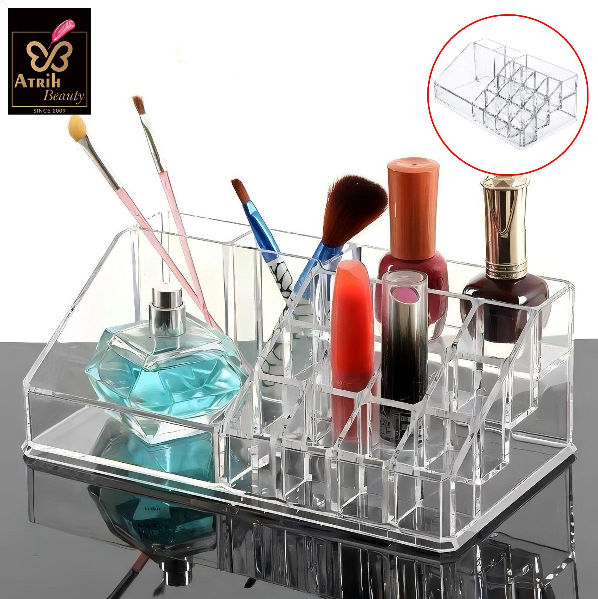 Clear Plastic Cosmetic Organizer