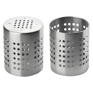 Stainless Steel Perforated Utensil Drainer