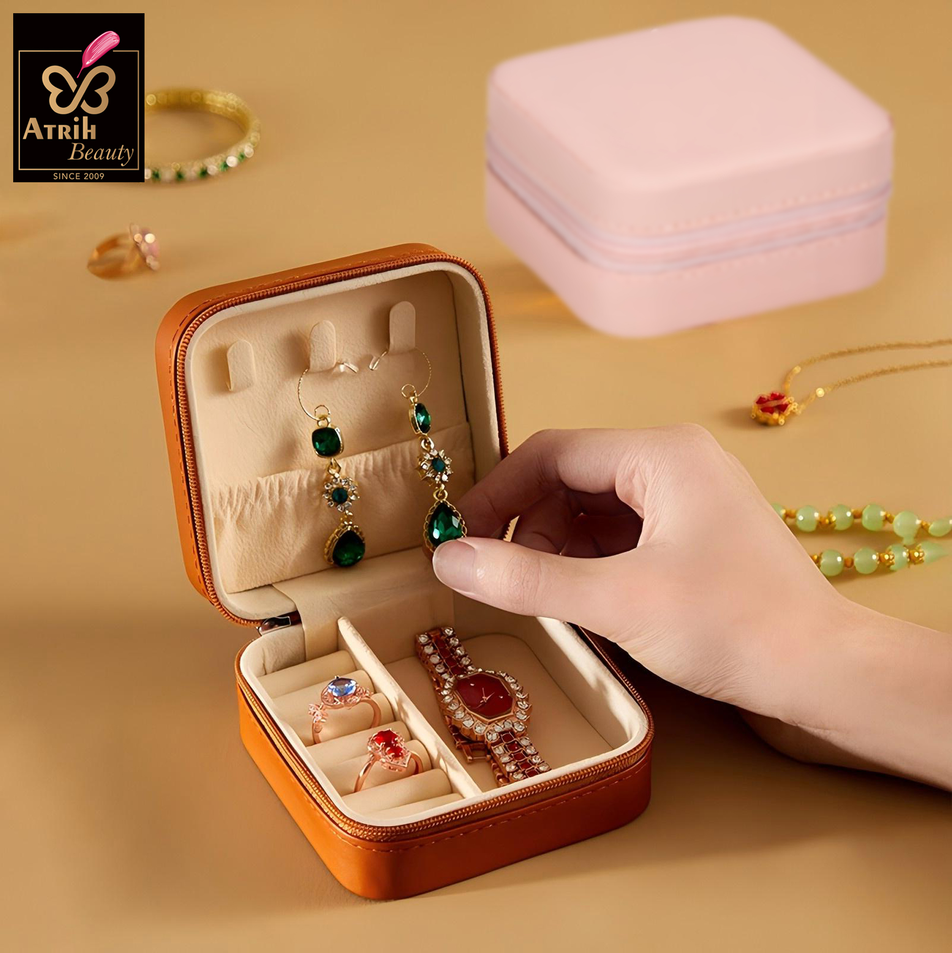 PU Leather Jewelry Box