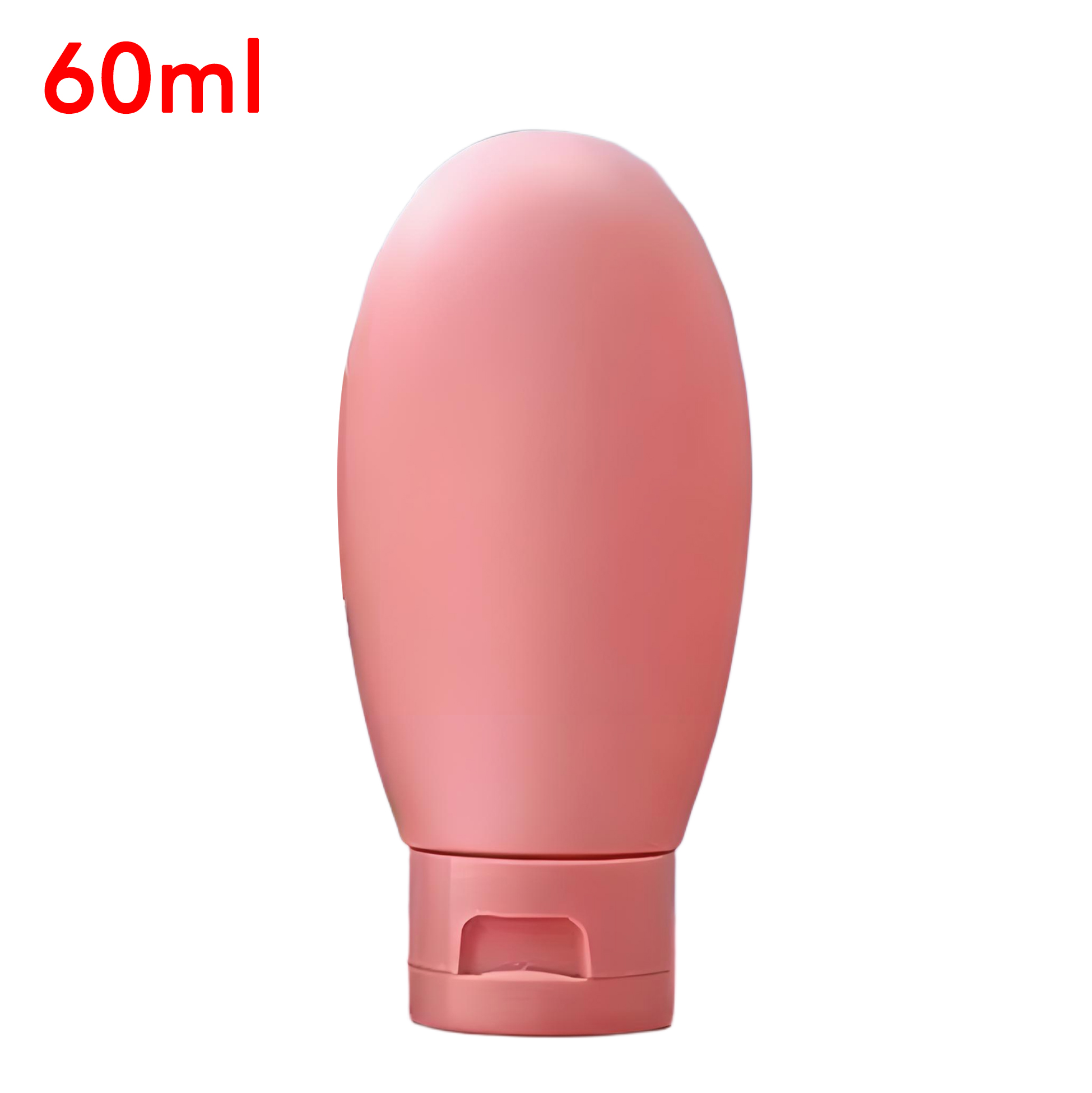 4 Piece Set of Travel Sized Squeezable Cosmetic Bottles