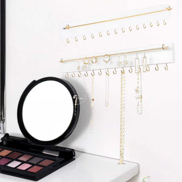 Stick on Wall Jewelry Holder Organizer
