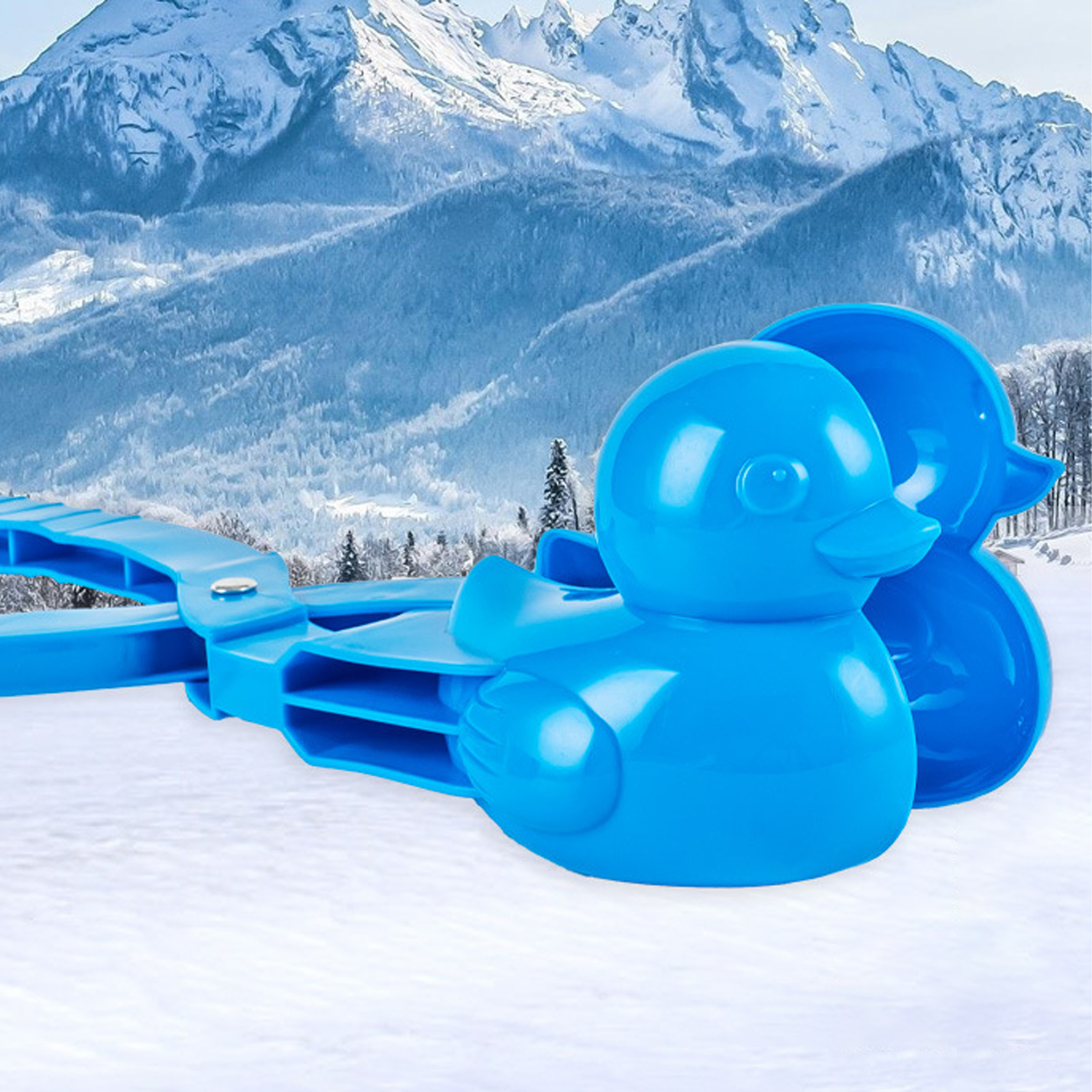 Duck-Shaped Snowball Maker Clips