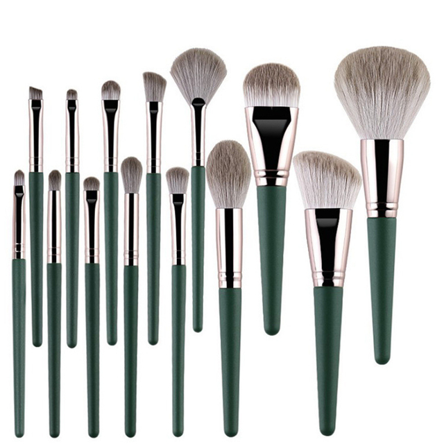 Makeup Brushes Set of 15 With Case