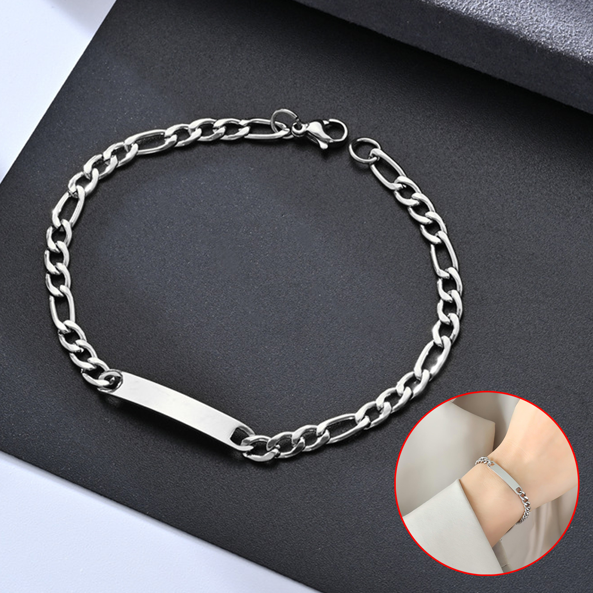 Stainless Steel ID Bracelet