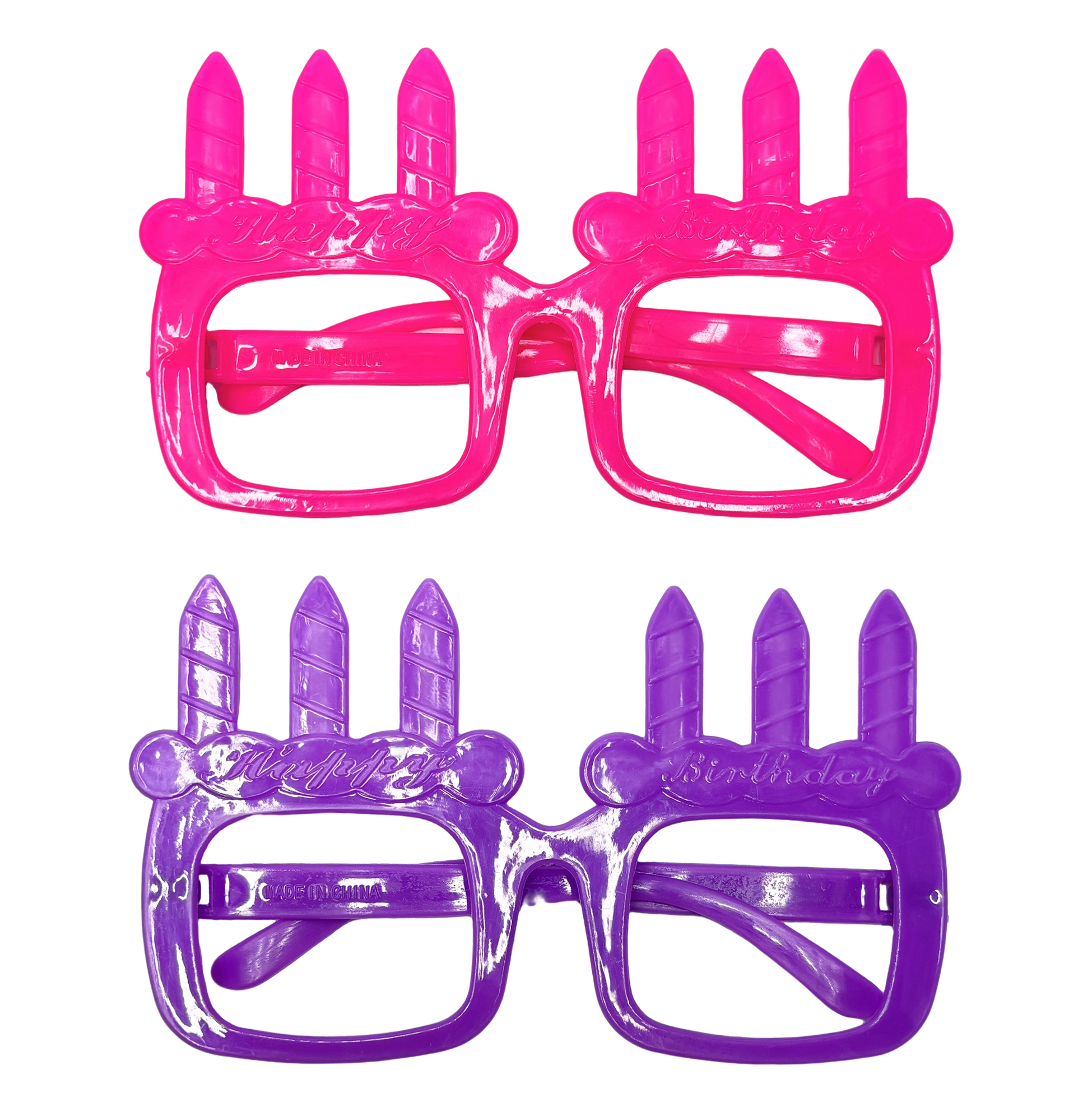 Birthday Candle Party Glasses Set