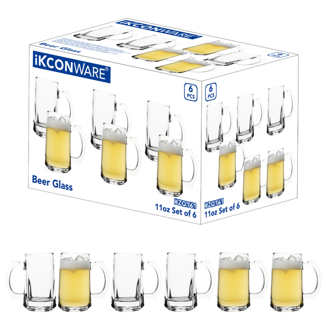 6-Piece Classic Beer Mug Set