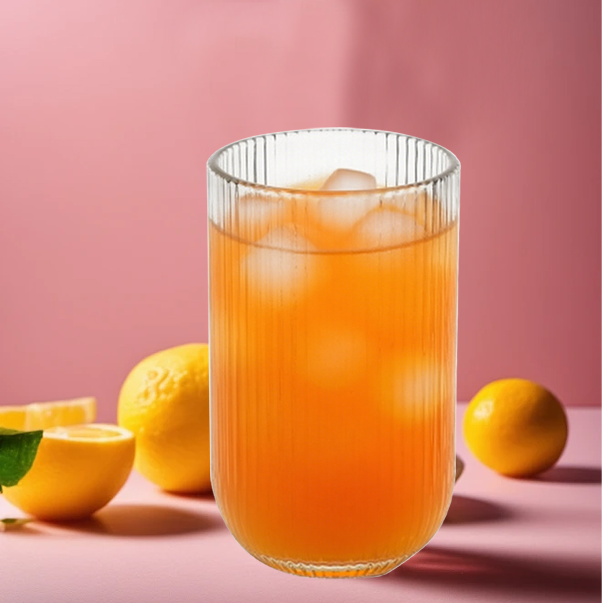 6-Piece Ribbed Tumbler Glass Set