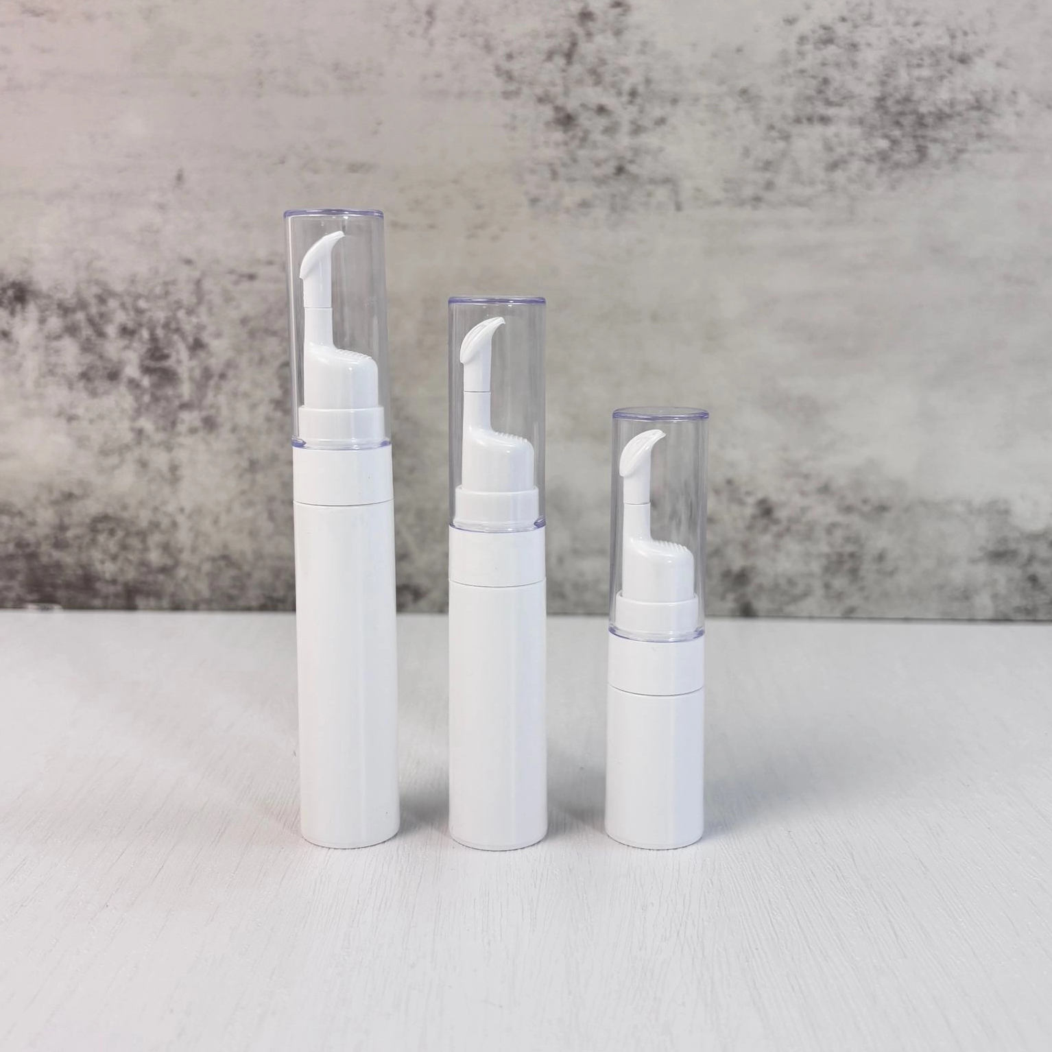 White Eye Cream Massage Bottles