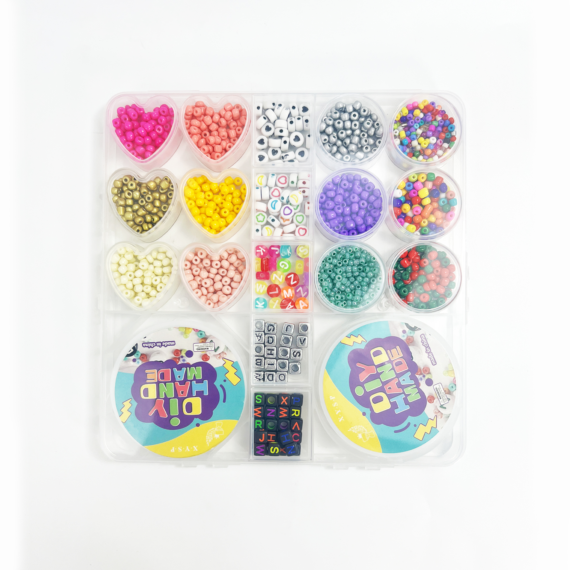 Multi-compartment DIY Bracelet & Necklace Making Kit