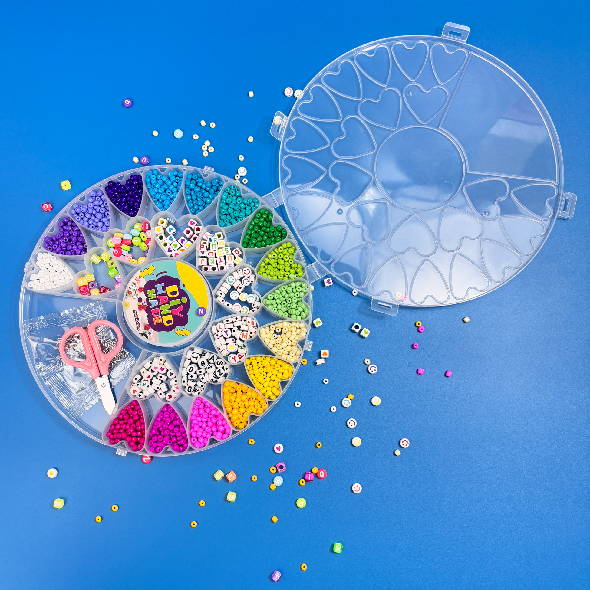 Heart-shaped DIY Bracelet & Necklace Making Kit