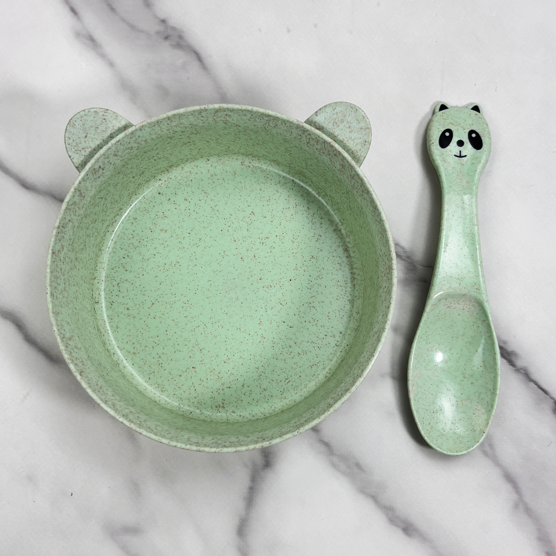 Melamine Kids' Dinner Set with Panda Design