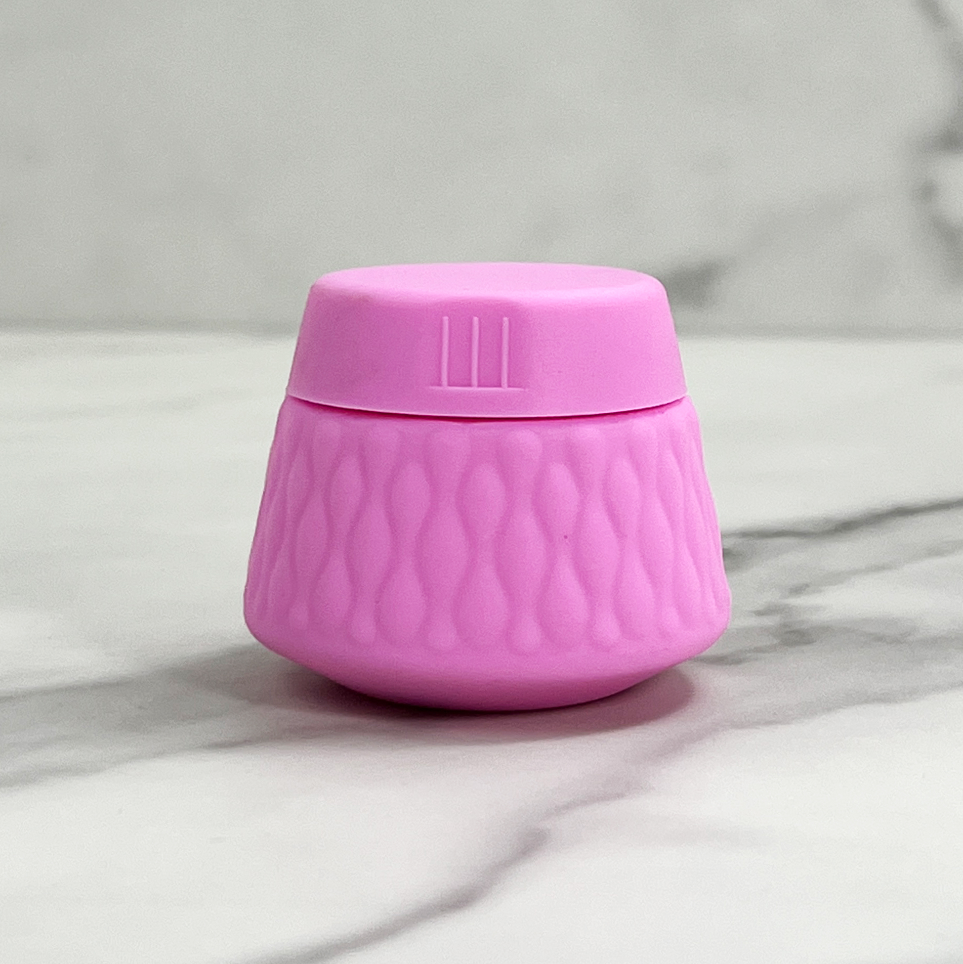 Mini Pink Silicone Cream Jar
