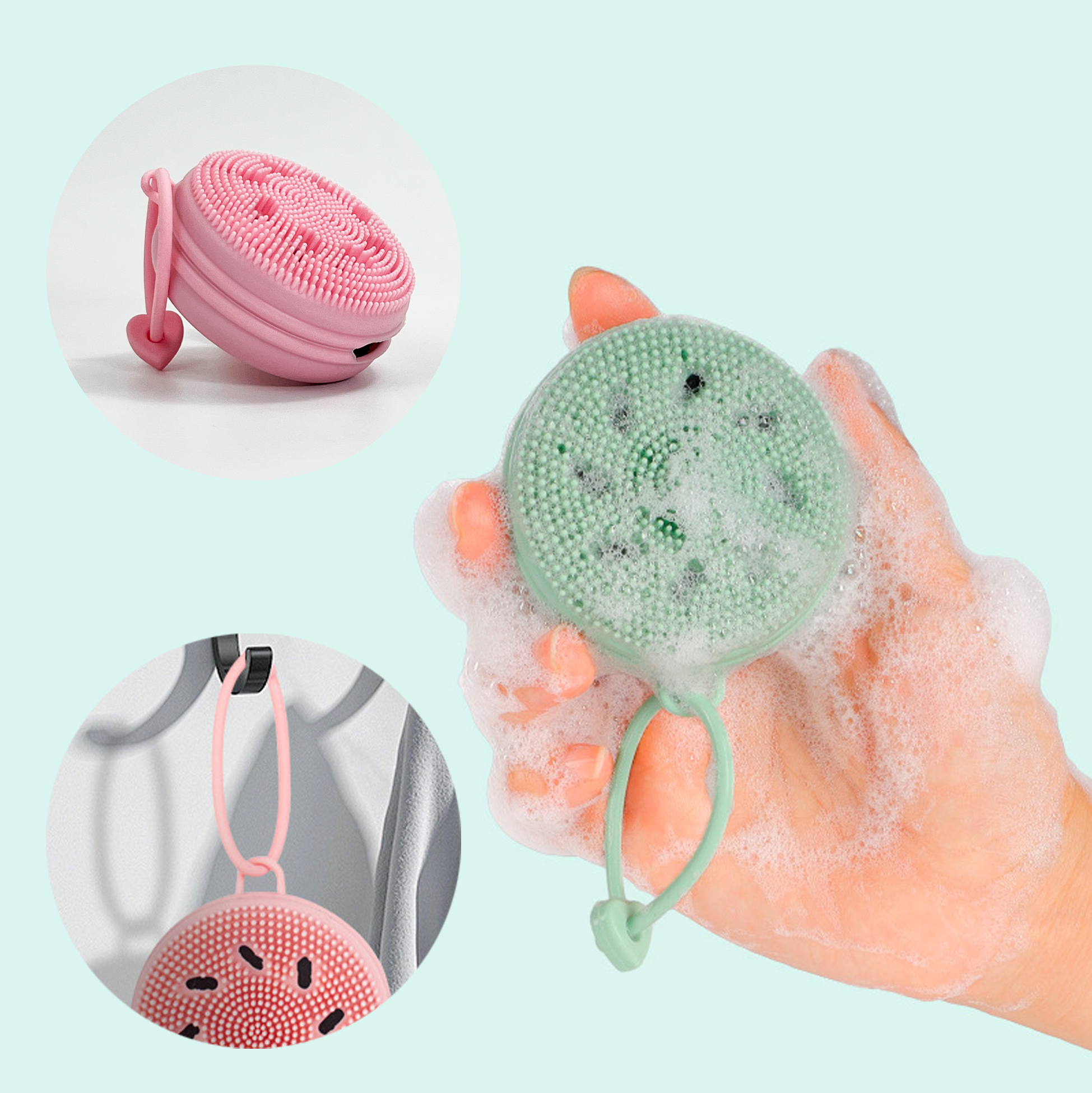 Multipurpose Silicone Cleaning Brush