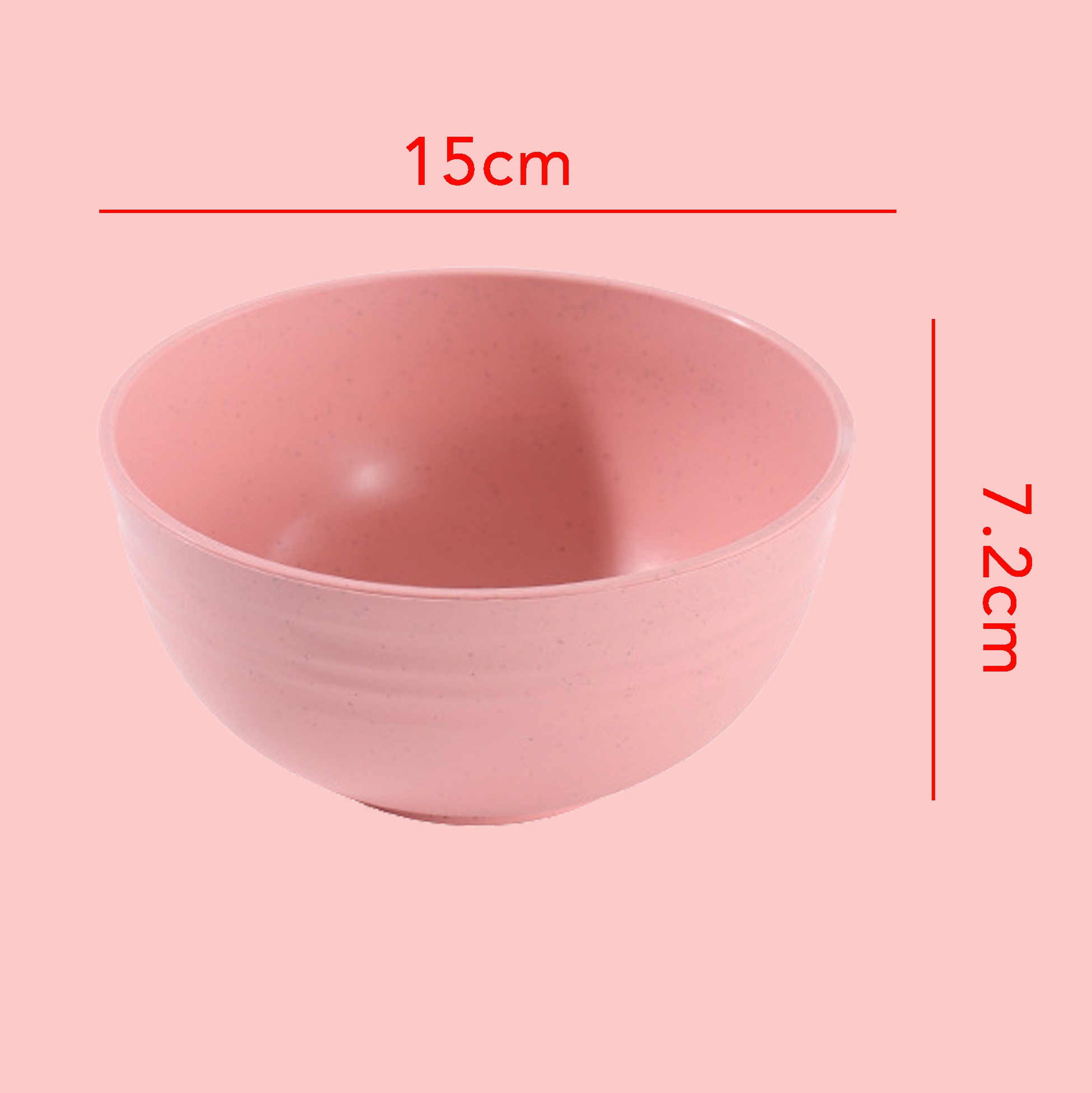 Multi-color Plastic Dining Bowls Vibrant Colored Plastic Meal Bowls