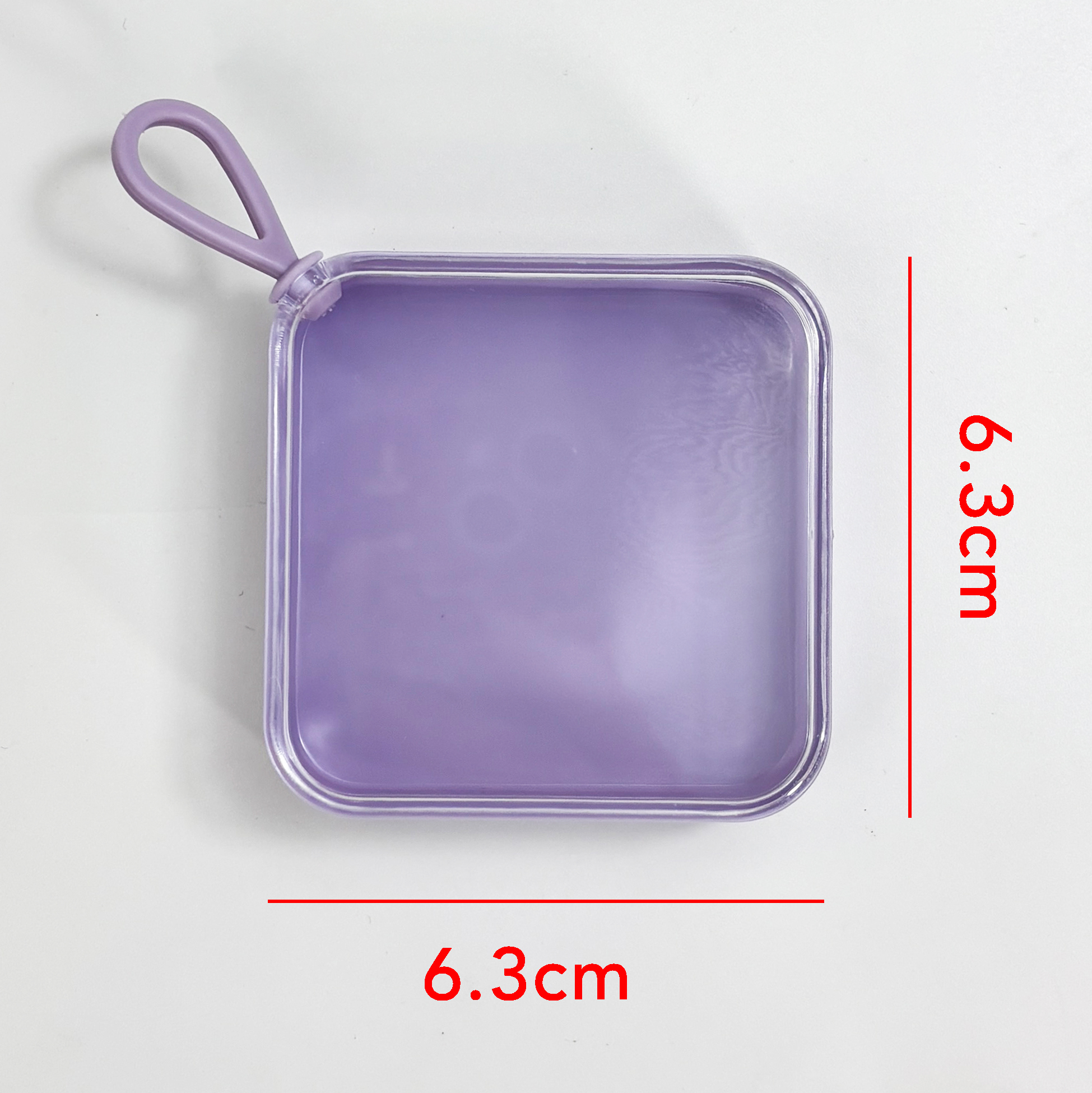 Clear Makeup Puff Storage Case