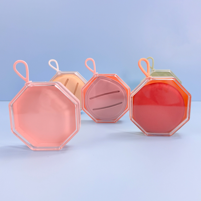 Hexagonal Makeup Puff Storage Box