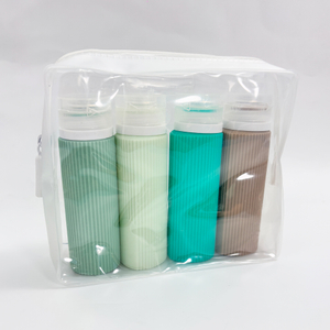 4-pack Silicone Travel Lotion Bottles