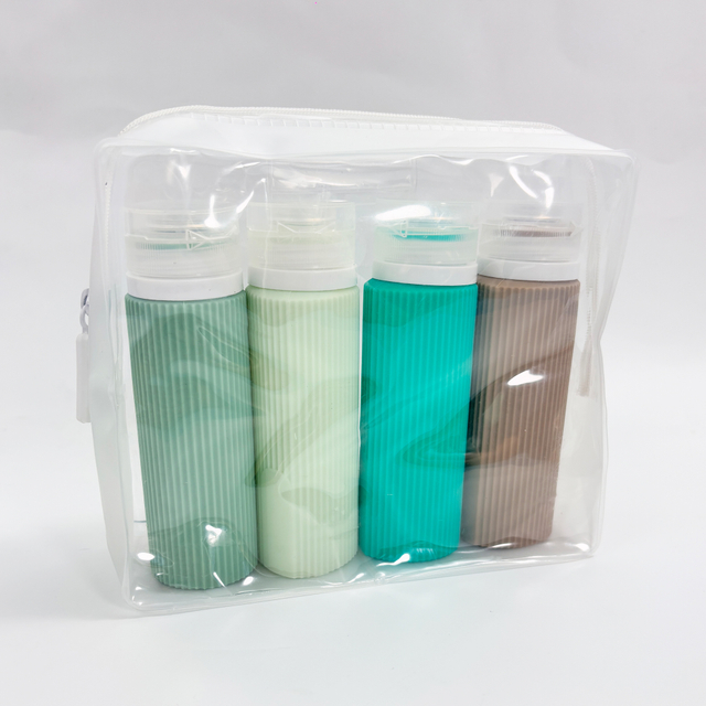 4-pack Silicone Travel Lotion Bottles