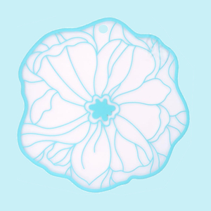 Set of 3 Silicone Coasters Heat-Resistant Non-Slip Placemats Anti-Scald Table Mats