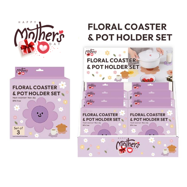 Cute Silicone Coasters for Drinks Absorbent Colorful Cup Coasters