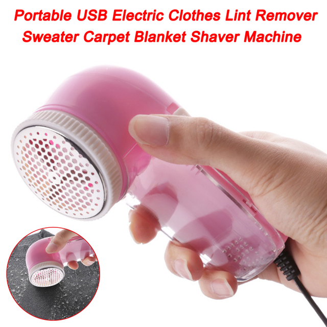  Clothes Lint Remover Portable USB Electric Sweater Carpet Blanket Shaver Machine