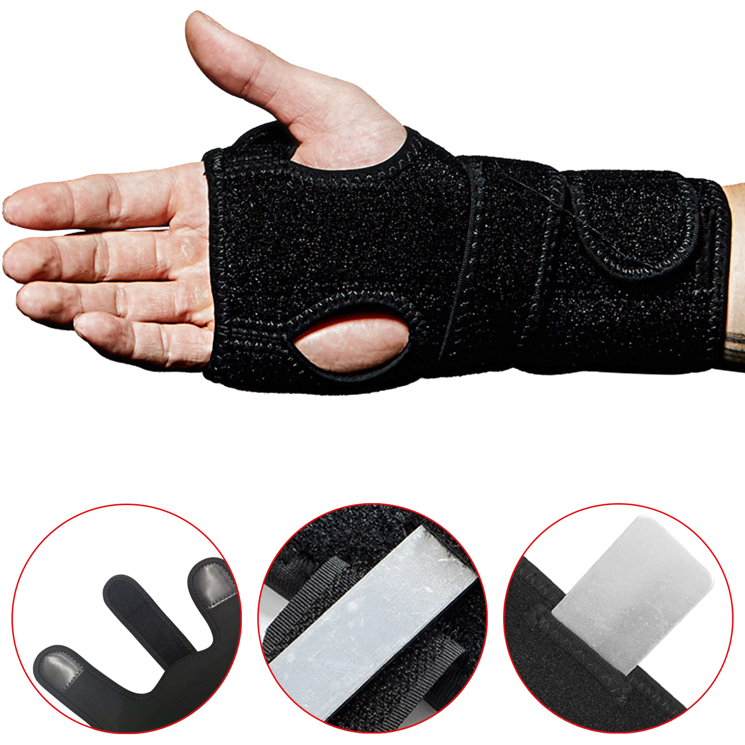 Adjustable Wrist Wraps for Men And Women Lightweight And Breathable Wrist Splint Brace for Sports Supports