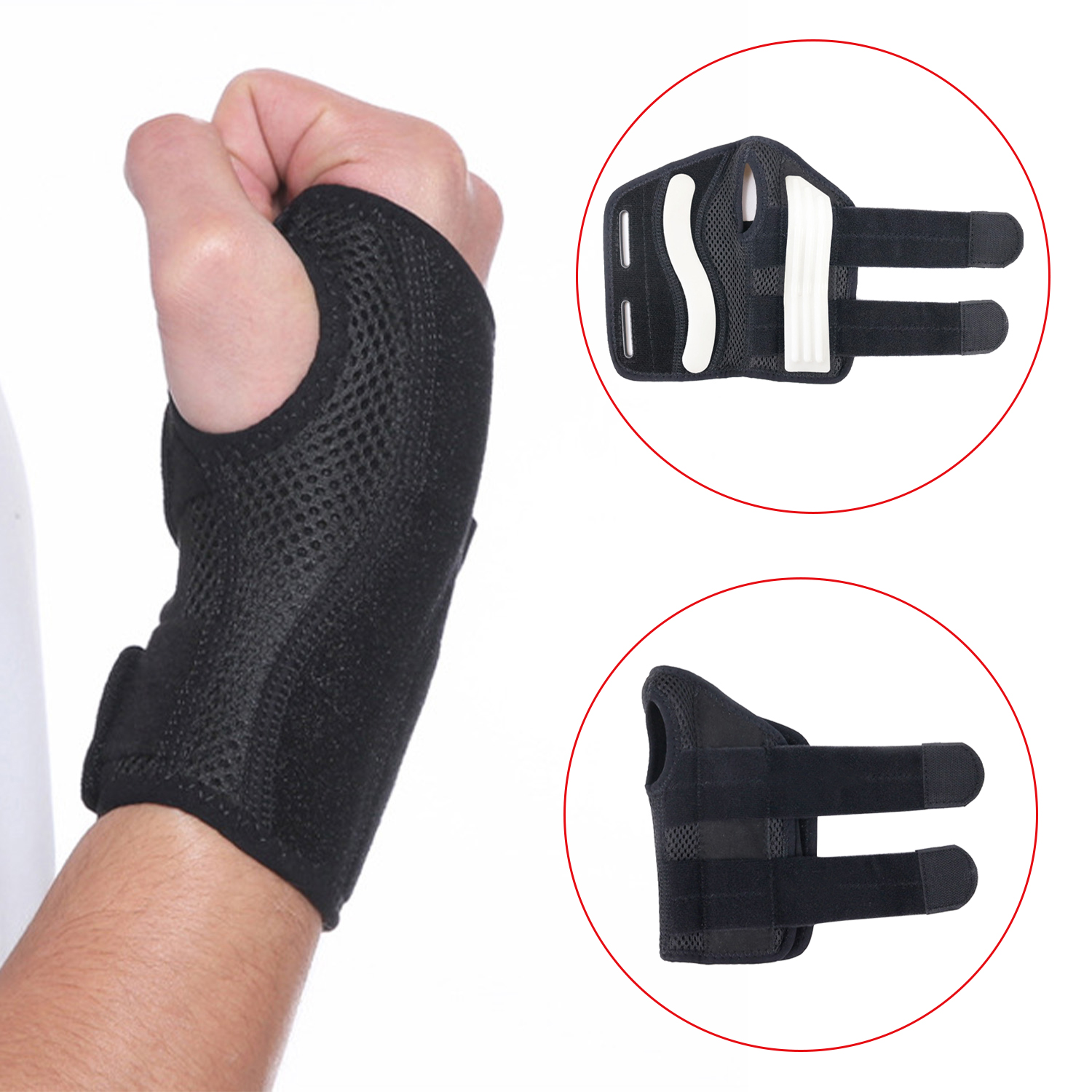 Fitness Wrist Brace Protective Adjustable Sports Wrist Brace Wrist Support For Carpal Hand Wrist Brace