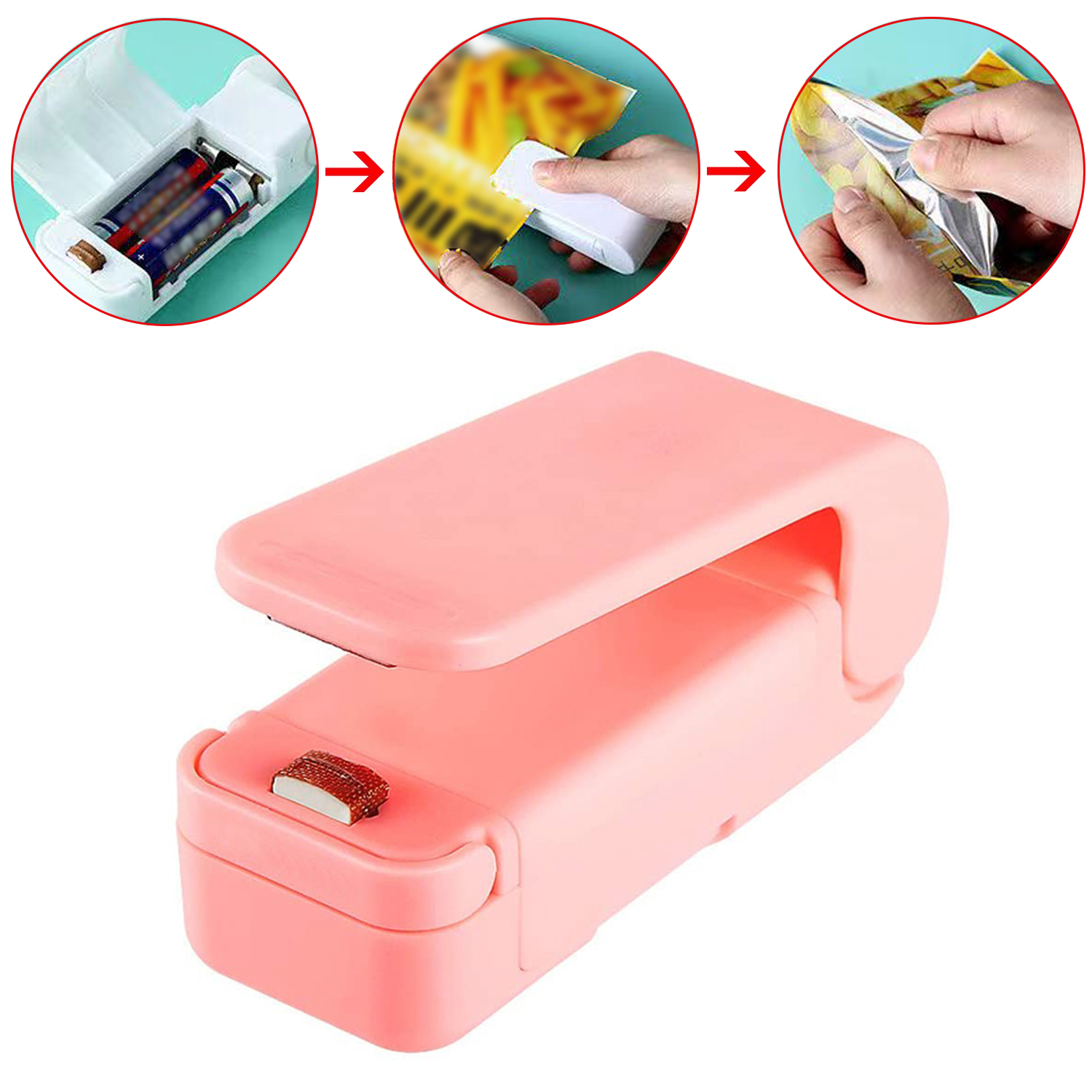 Heat Sealing Machine Mini Bag Sealer Travel Bag Sealer Mini Portable Bag Sealer
