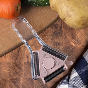 3 In 1 Kitchen Household Plastic Multi Function Vegetable Fruit Apple Potato Peeler Grater