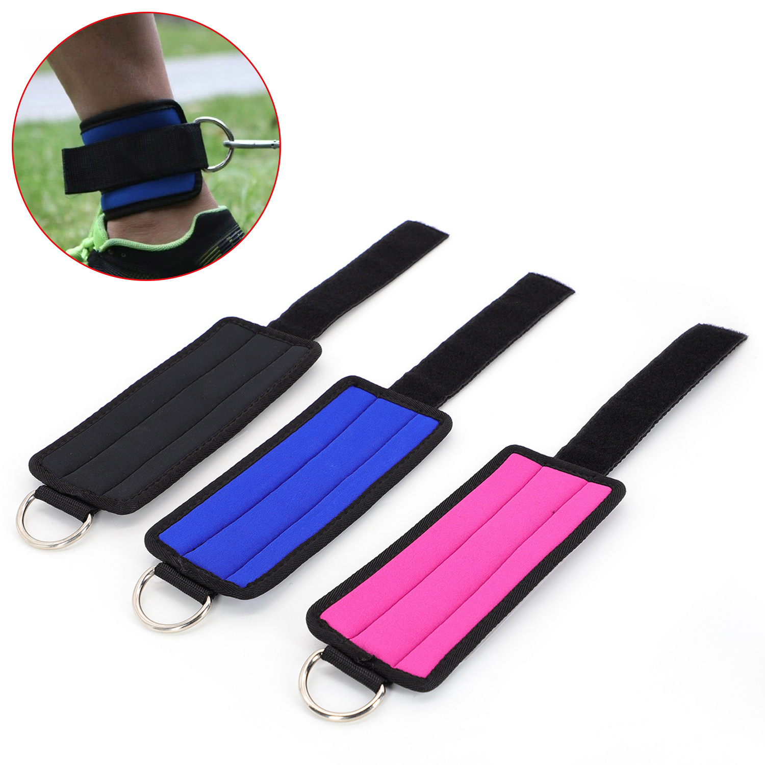 Ankle Straps Taekwondo Foot Strength Training Sports Protective Gear Weight-bearing Booster with Foot Ring Foot Buckle