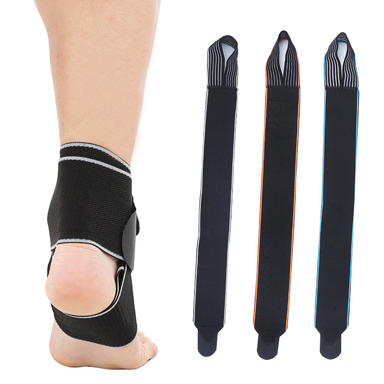 Bandage Wrapped Around Ankle Support Basketball Football Running Ankle Protection Anti-sprain Silicone Non-slip Ankle Support Men And Women