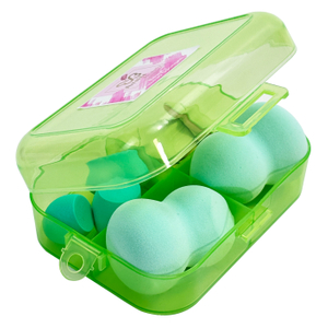 8 Makeup Sponges with 1 Storage Box