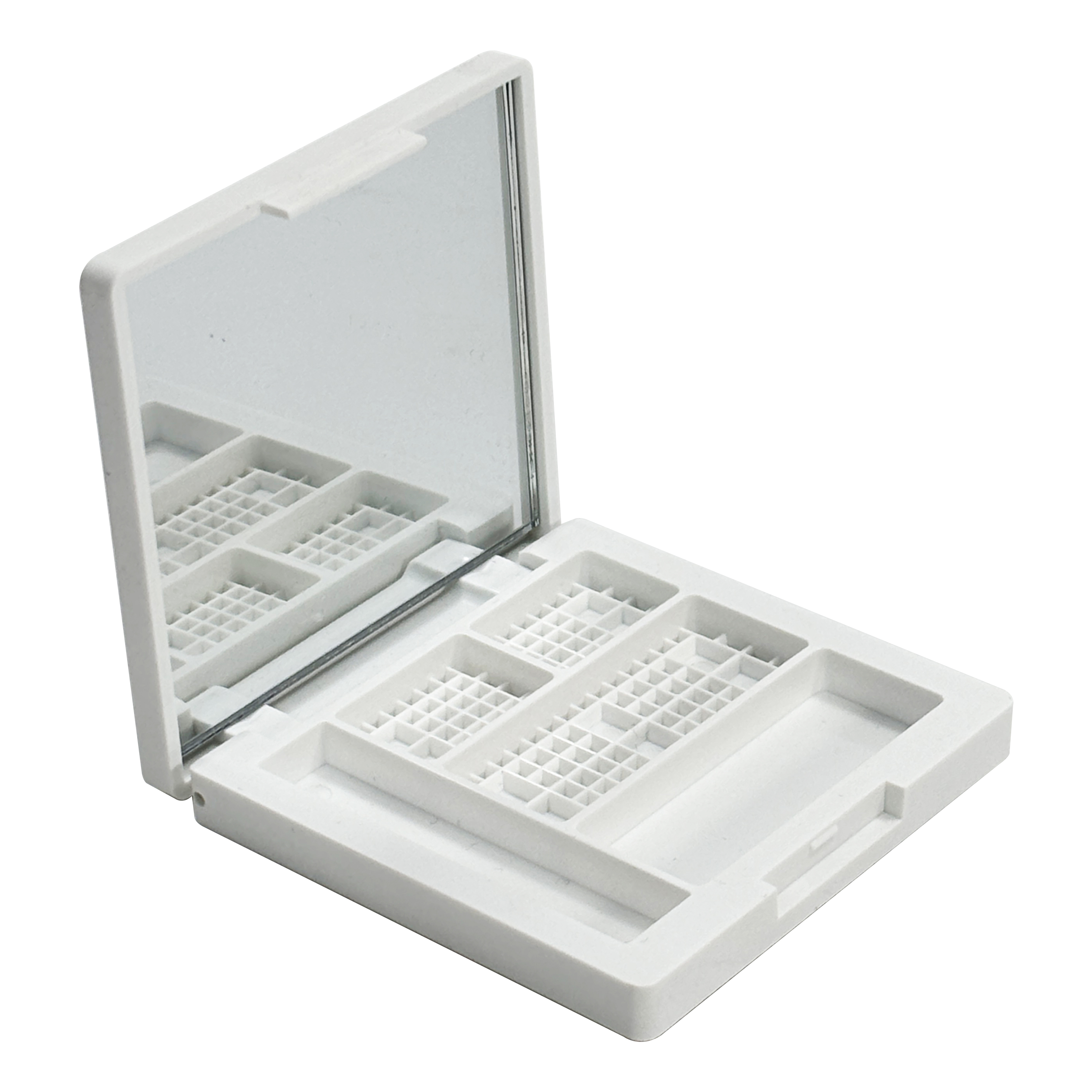 White Eyeshadow Palette with Mirror