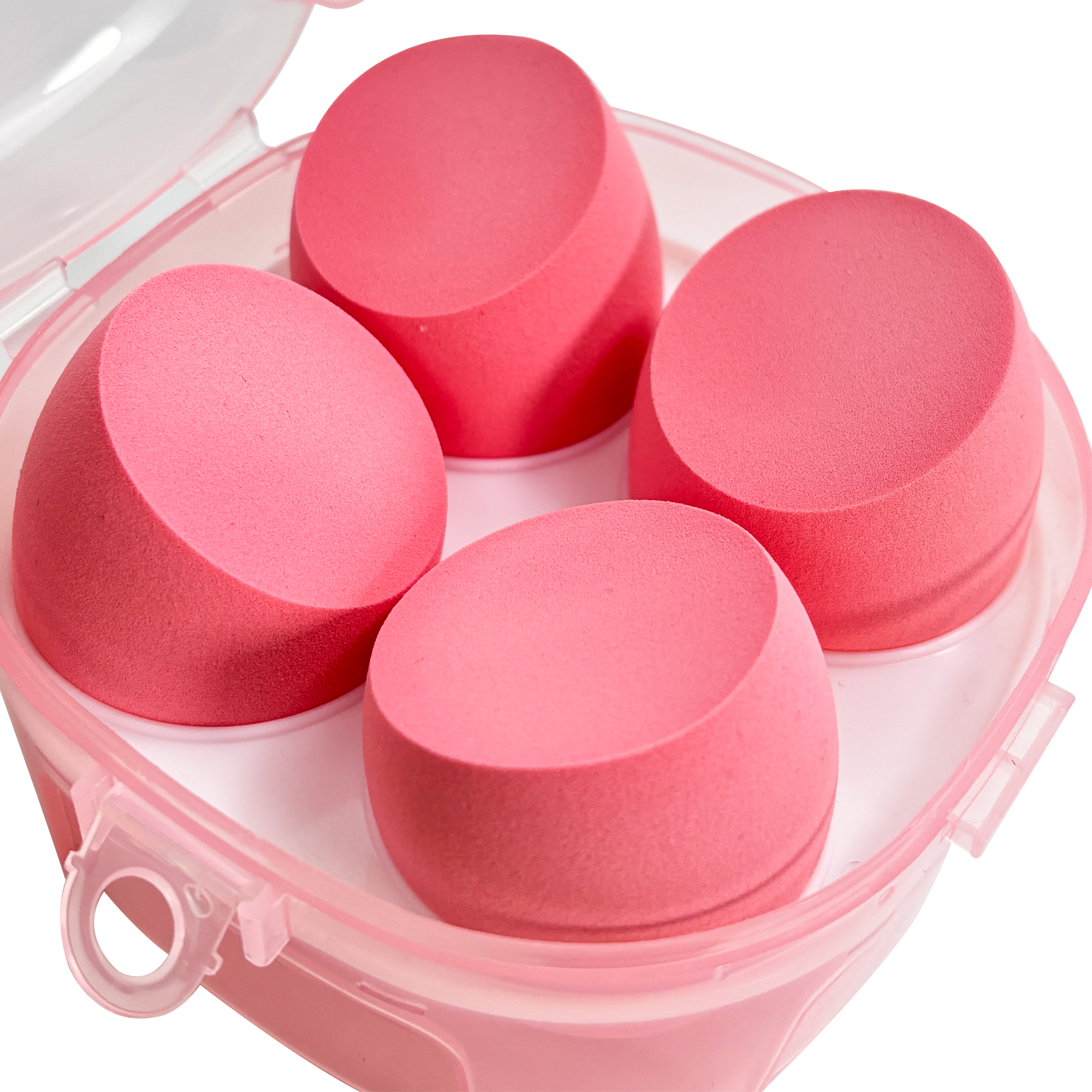 4 Makeup Sponges with 1 Storage Box