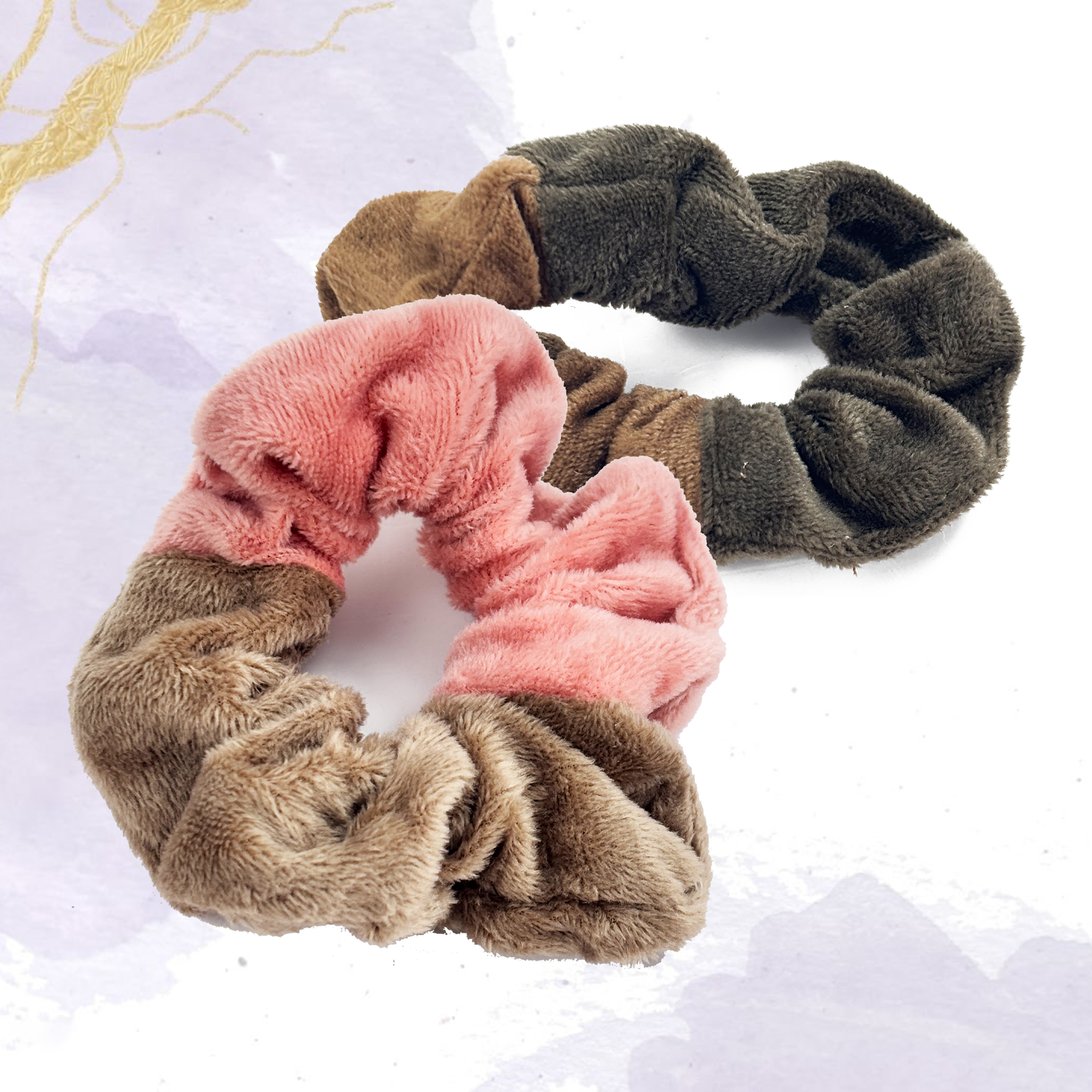 2-Piece Dual-Tone Hairbands Set with Elegant Card Packaging