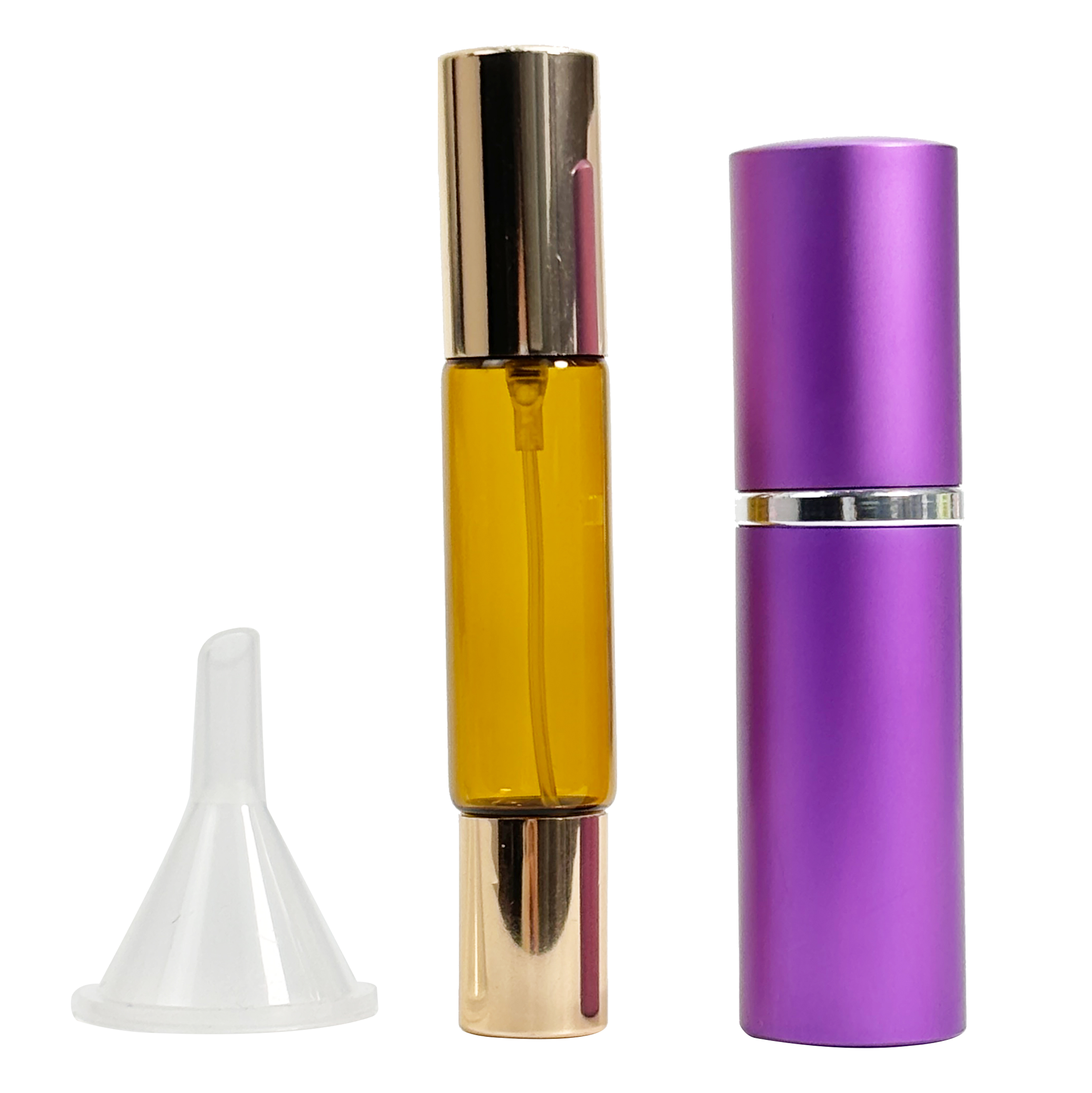 Glass Perfume Bottle and Roll-On Bottle Set with Filling Tools