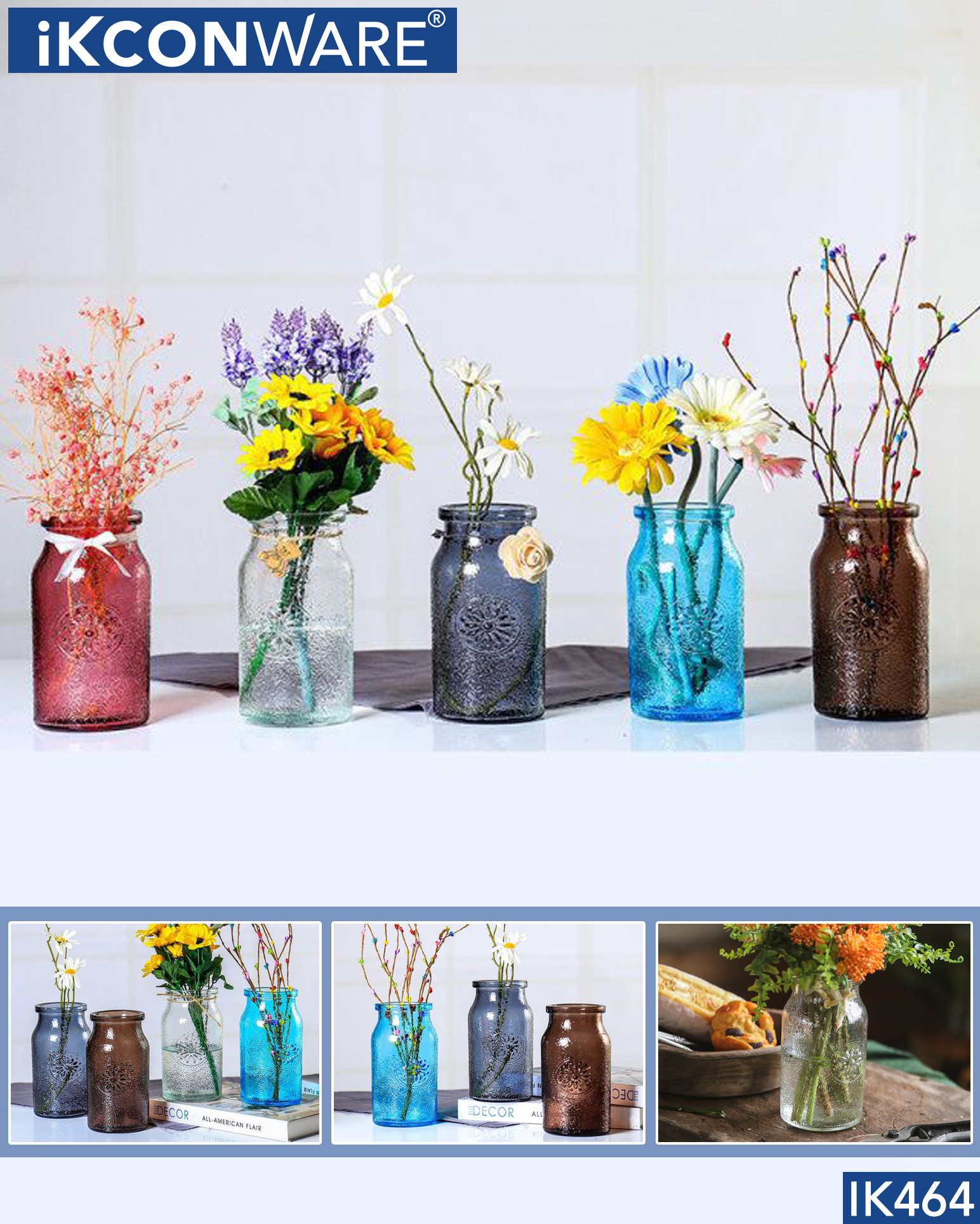 Glass Flower Vase