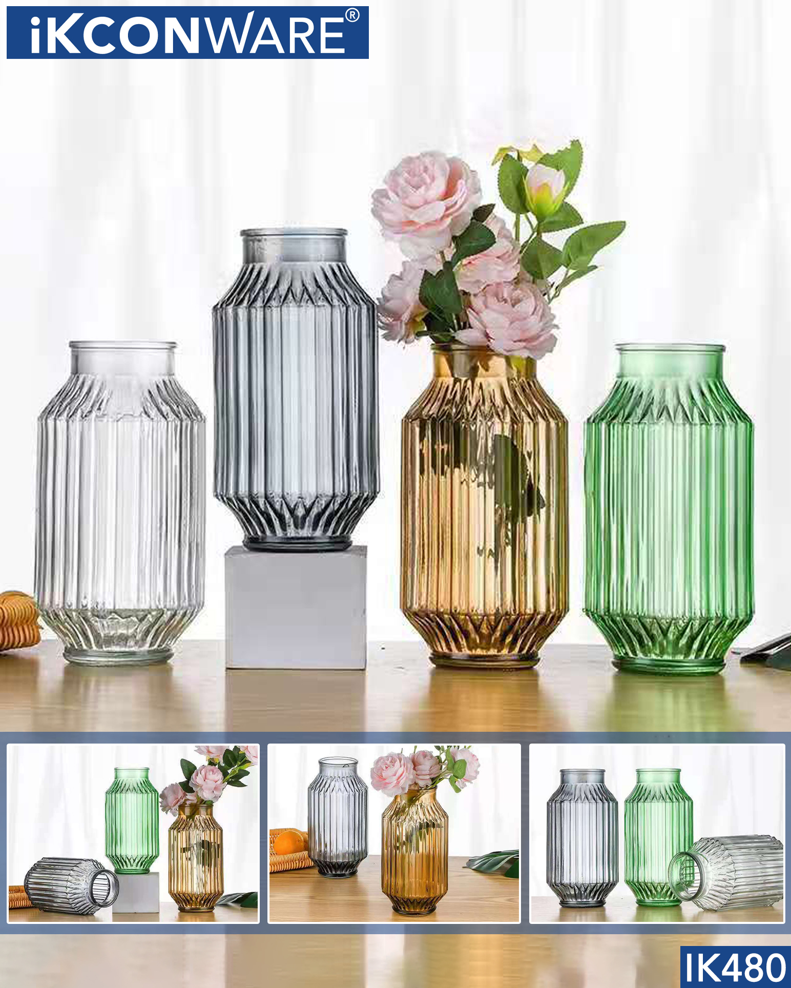 Glass Flower Vase