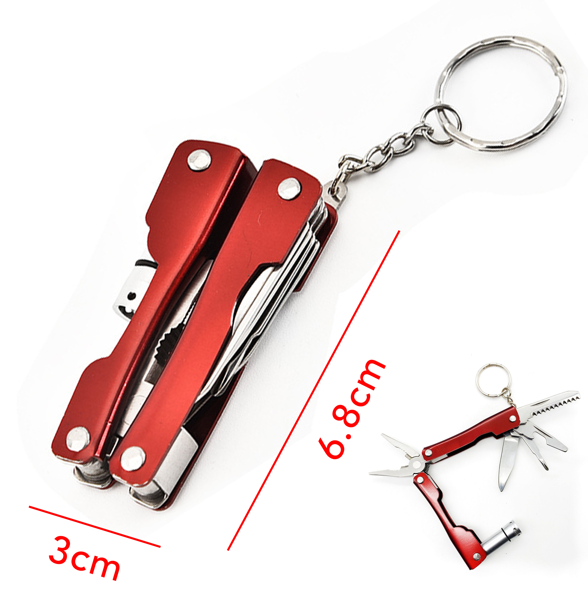 Multi-tool Keychain Pliers Compact Keyring Utility Tool