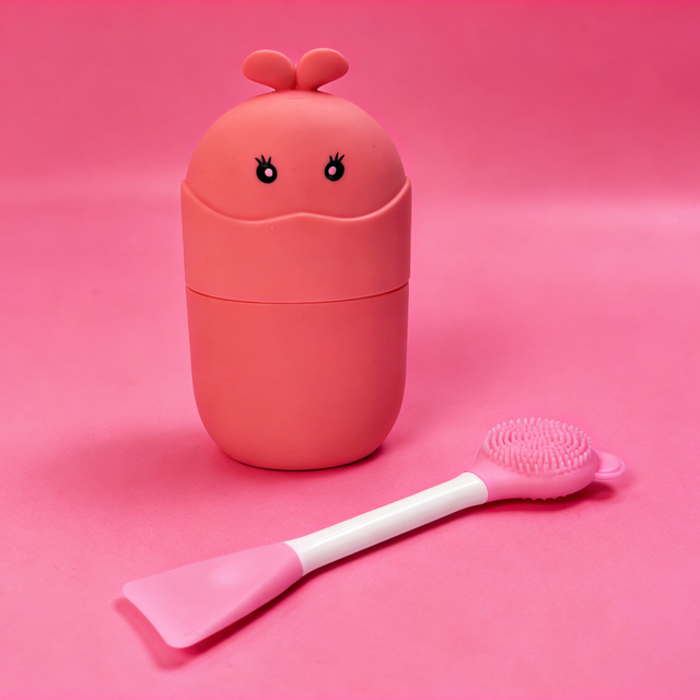 Dual-Side Cream Brush & Facial Ice Roller